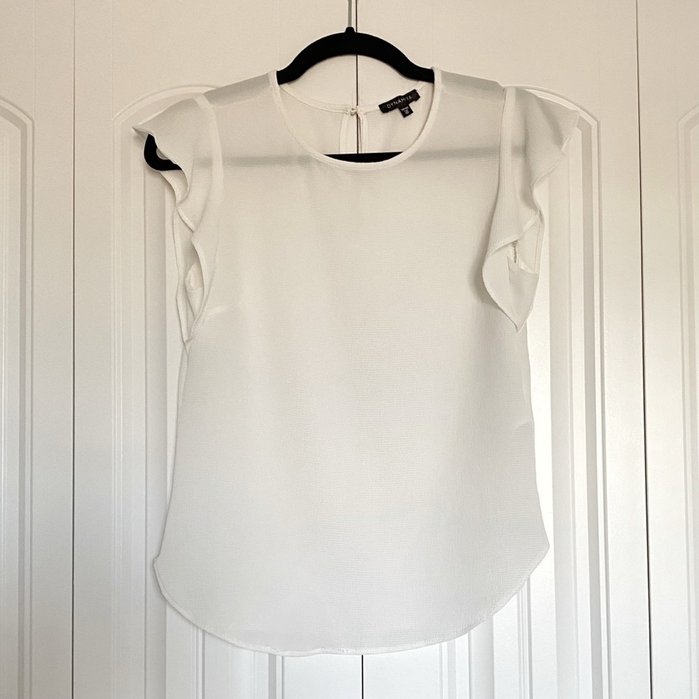 Dynamite Flutter Sleeve Top
